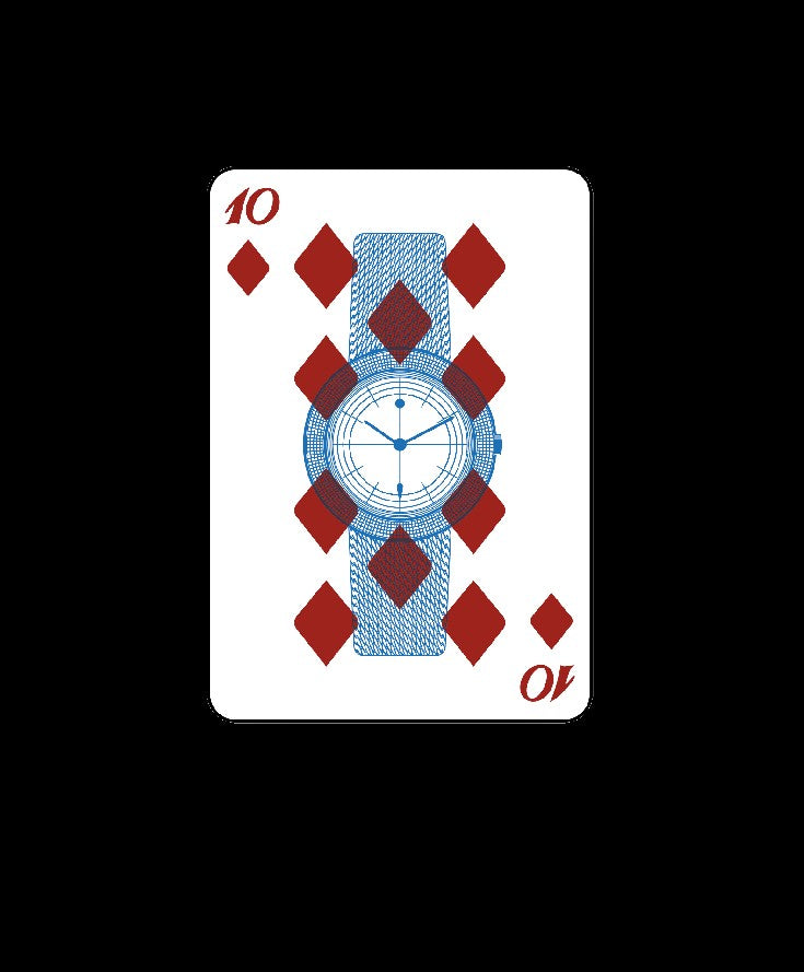 Editions de la Tour Playing Cards Vintage Watches