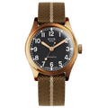 Kuoe OLD SMITH 90-002 38mm Version Bronze Case Black Dial
