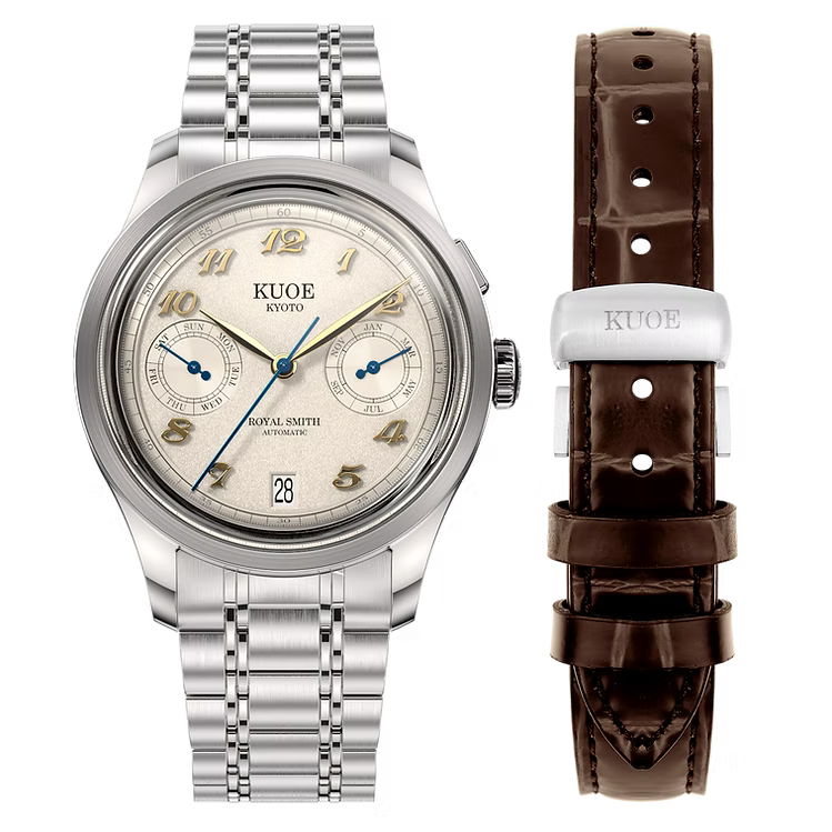 Kuoe ROYAL SMITH 90-010 Automatic Ivory x Grainy Finish Dial