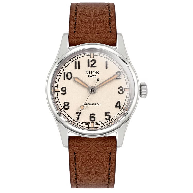 Kuoe OLD SMITH 90-002 Automatic, Ivory Dial with Swiss Super-LumiNova