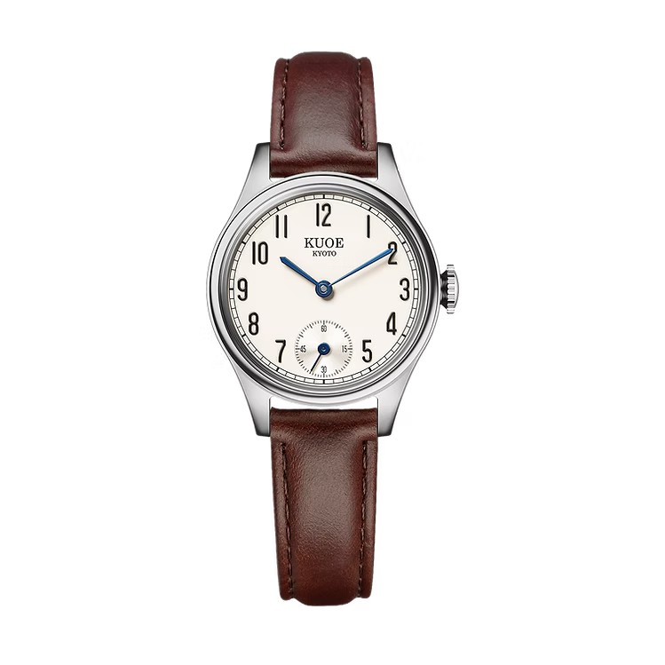 Kuoe HOLBORN 90-003 Silver Case with Blue Hands, Women's Watch - Arabic Indices