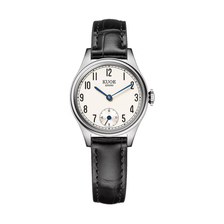 Kuoe HOLBORN 90-003 Silver Case with Blue Hands, Women's Watch - Arabic Indices