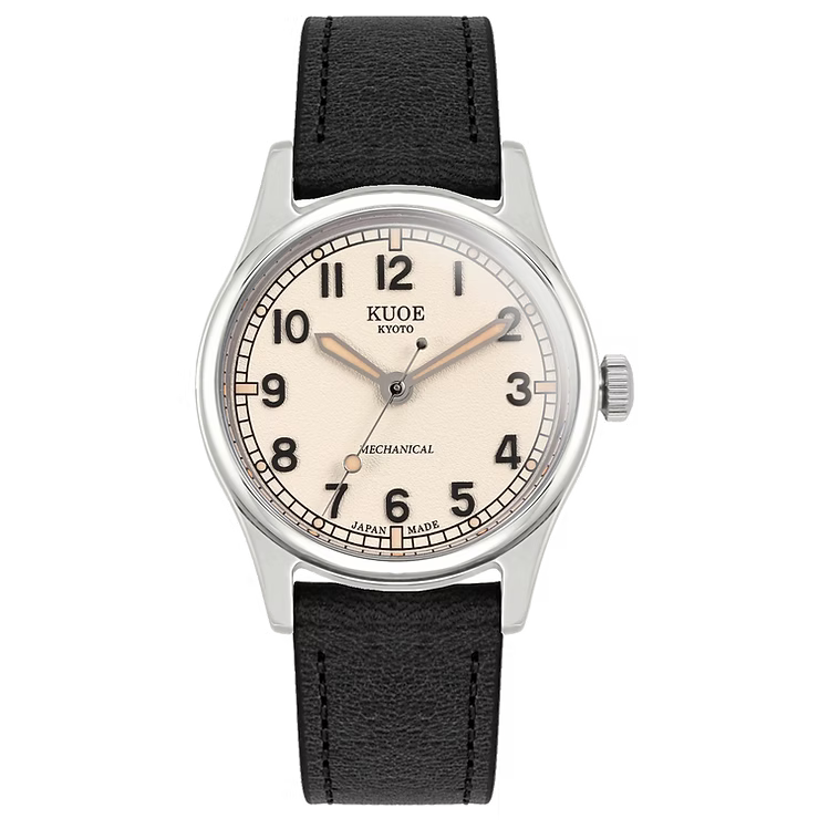 Kuoe OLD SMITH 90-002 Automatic, Ivory Dial with Swiss Super-LumiNova