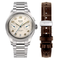 Kuoe ROYAL SMITH 90-010 Automatic Ivory x Grainy Finish Dial