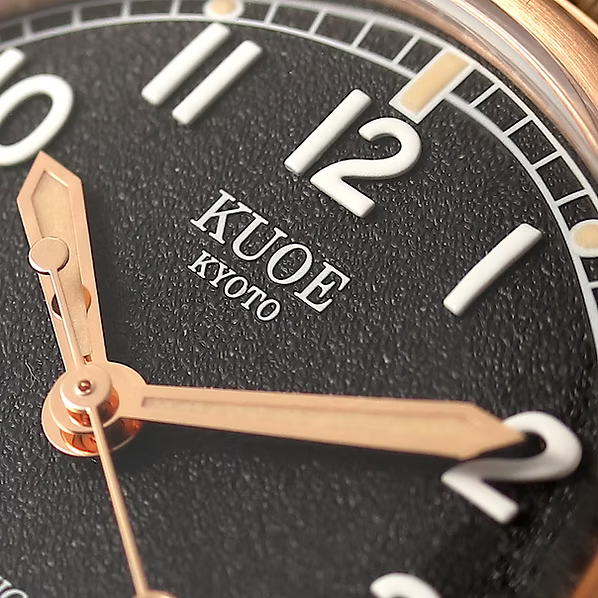 Kuoe Old Smith 90-002 35mm Version Bronze Case Black Dial No-Date