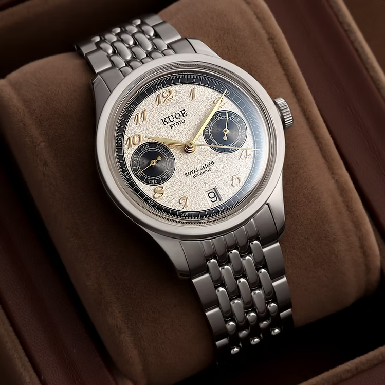 Kuoe ROYAL SMITH 90-010 Automatic Panda x Grainy Finish Dial