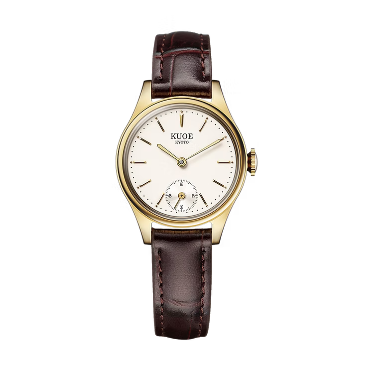 Kuoe HOLBORN 90-003 Gold Case with Gold Hands, Women's Watch - Stick Indices