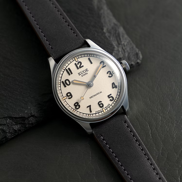 Kuoe OLD SMITH 90-002 Automatic, Ivory Dial with Swiss Super-LumiNova