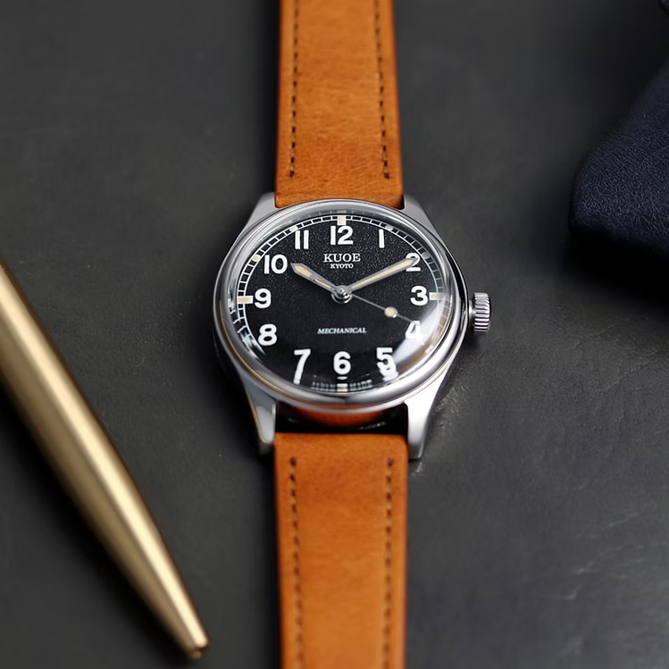 Kuoe OLD SMITH 90-002 Automatic, Black Dial with Swiss Super-LumiNova