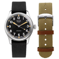 Kuoe Old Smith 90-002 Large - 38mm Automatic No-Date (Black Dial)