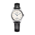 Kuoe Holborn 90-003 Silver Case with Blue Hands, Women's Watch - Stick Indices