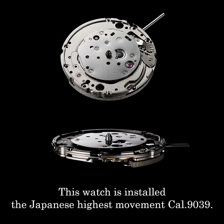 Kuoe ROYAL SMITH 90-008 Silver Case with Silver Indices