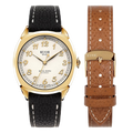 Kuoe ROYAL SMITH 90-008 Gold Case with Gold Indices
