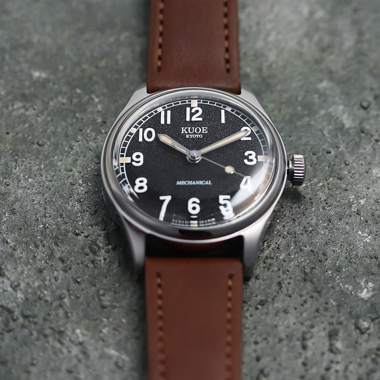Kuoe OLD SMITH 90-002 Automatic, Black Dial with Swiss Super-LumiNova