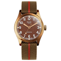 Kuoe Old Smith 90-002 38mm Version Bronze Case Brown Dial