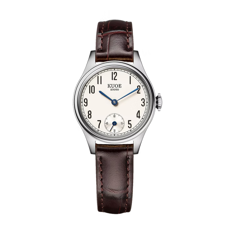 Kuoe HOLBORN 90-003 Silver Case with Blue Hands, Women's Watch - Arabic Indices