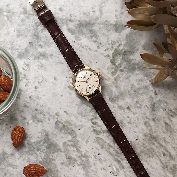 Kuoe HOLBORN 90-003 Gold Case with Gold Hands, Women's Watch - Stick Indices
