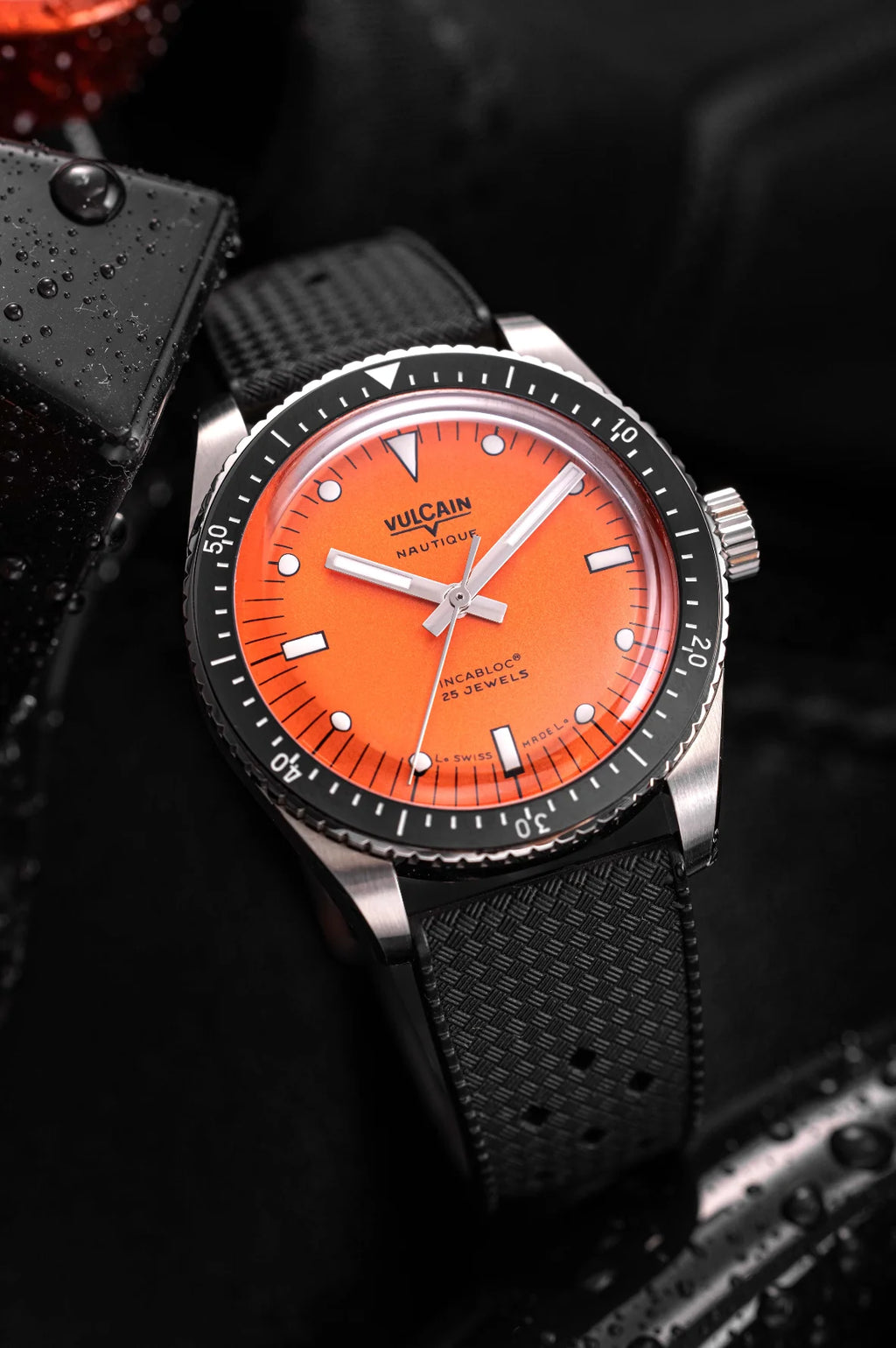 Vulcain Skindiver Nautique - Orange