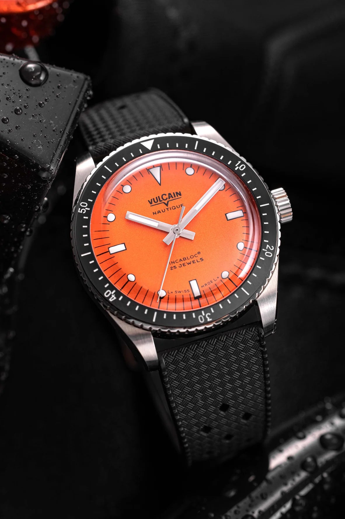 Vulcain Skindiver Nautique - Orange