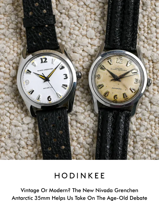 Nivada Grenchen ANTARCTIC WHITE LUMINOVA - 35mm