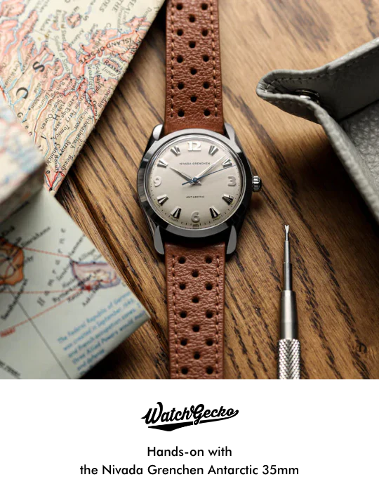 Nivada Grenchen ANTARCTIC WHITE LUMINOVA - 35mm