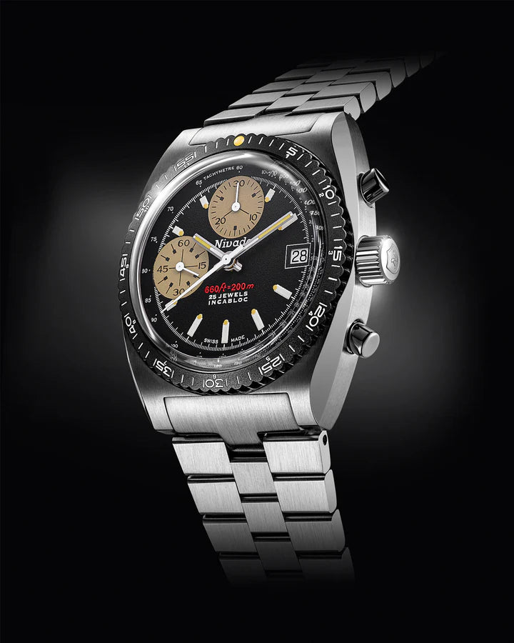Nivada Grenchen AUTOCHRON YELLOW