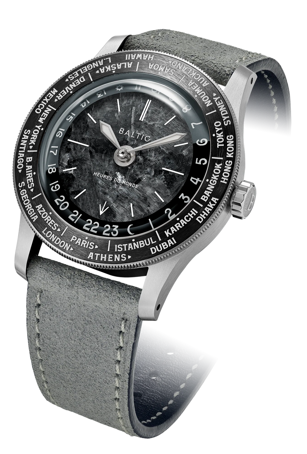 Baltic Heures du Monde Worldtimer - Labradorite