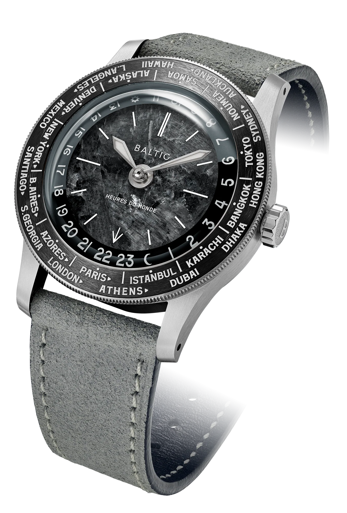 Baltic Heures du Monde Worldtimer - Labradorite