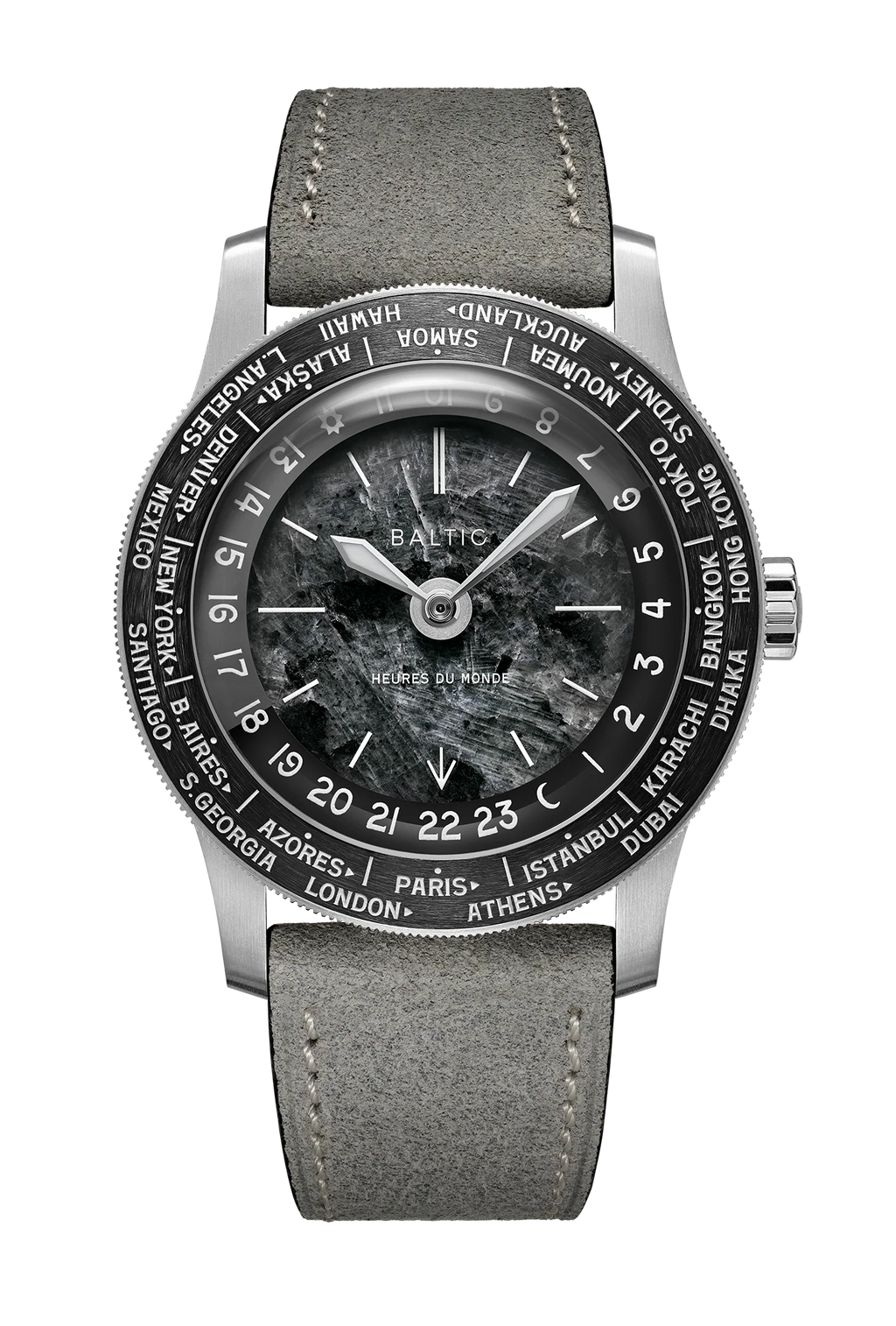 Baltic Heures du Monde Worldtimer - Labradorite