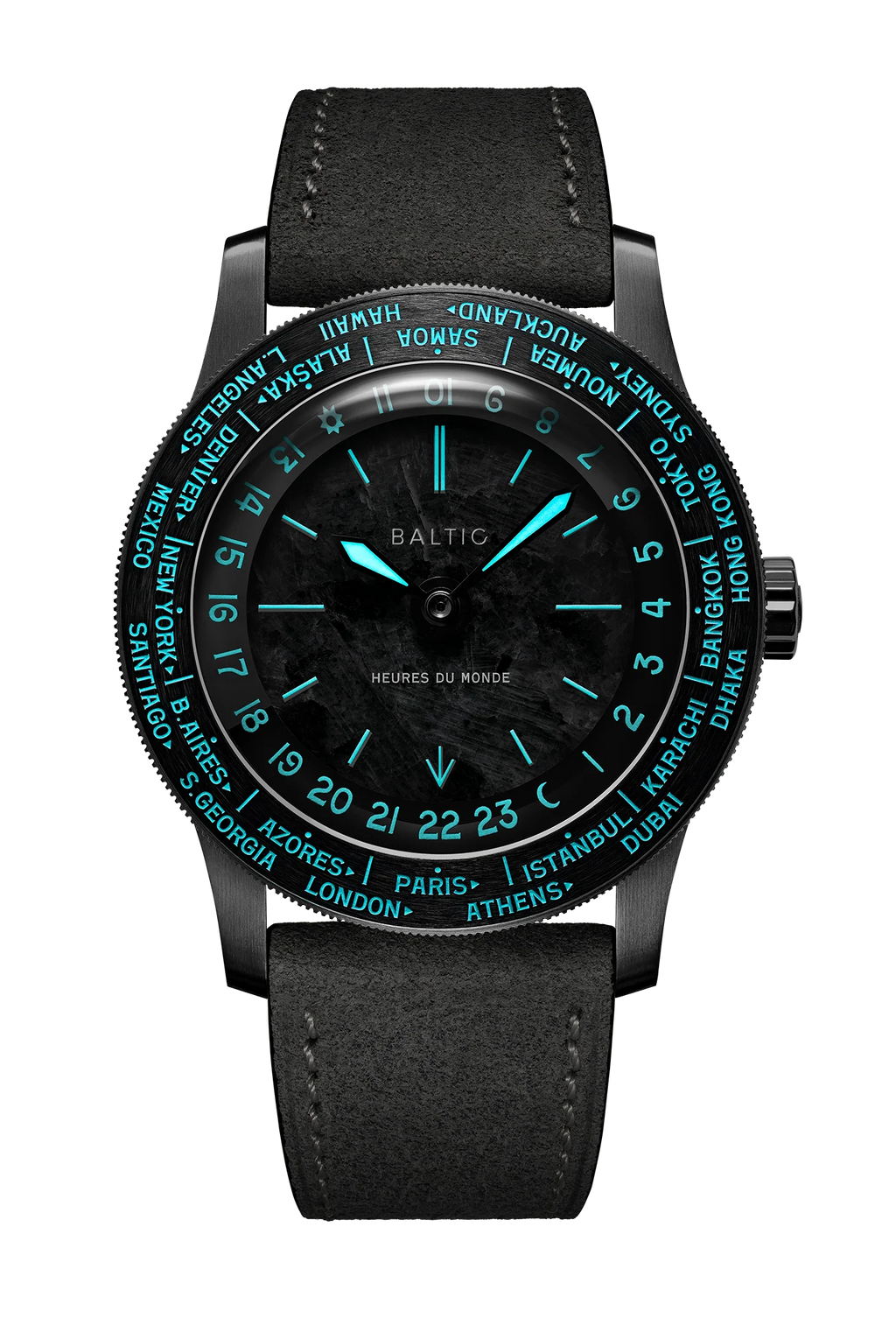 Baltic Heures du Monde Worldtimer - Labradorite