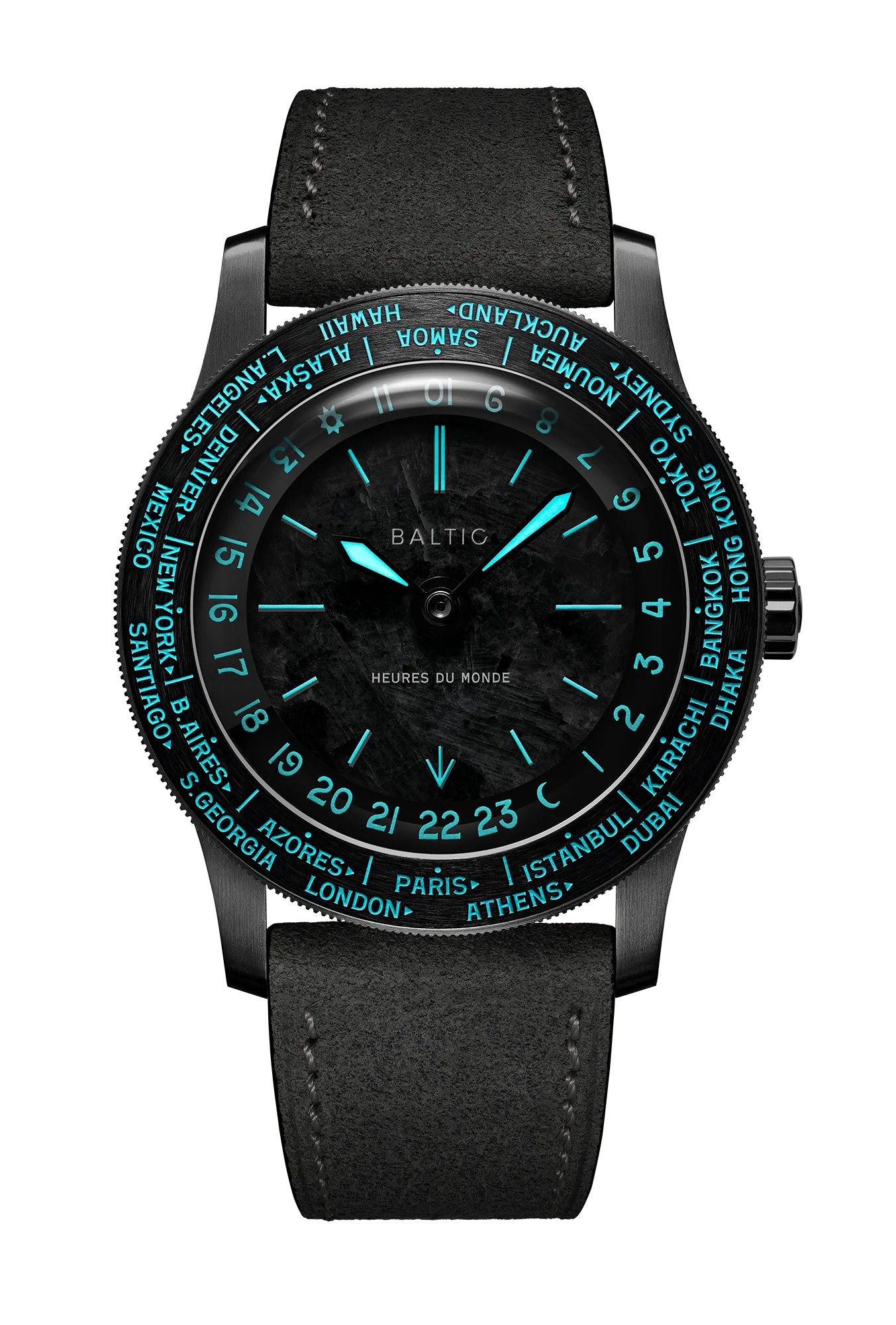 Baltic Heures du Monde Worldtimer - Labradorite