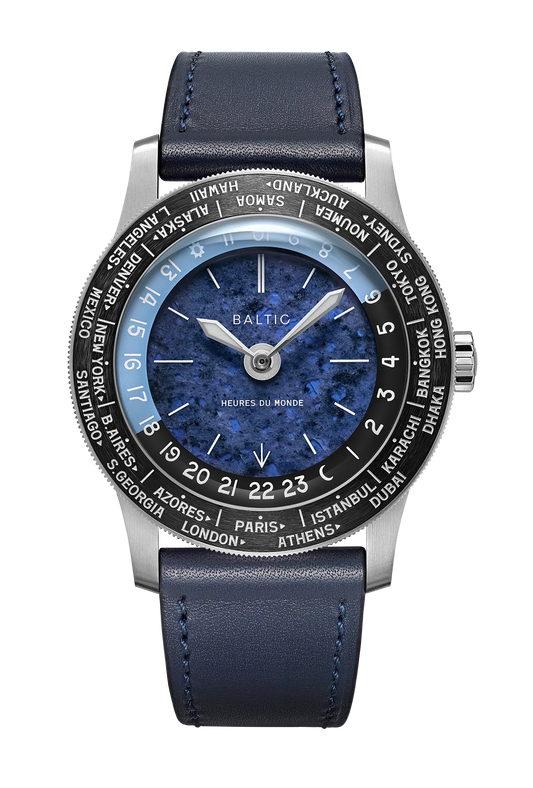 Baltic Heures du Monde Worldtimer - Sodalite