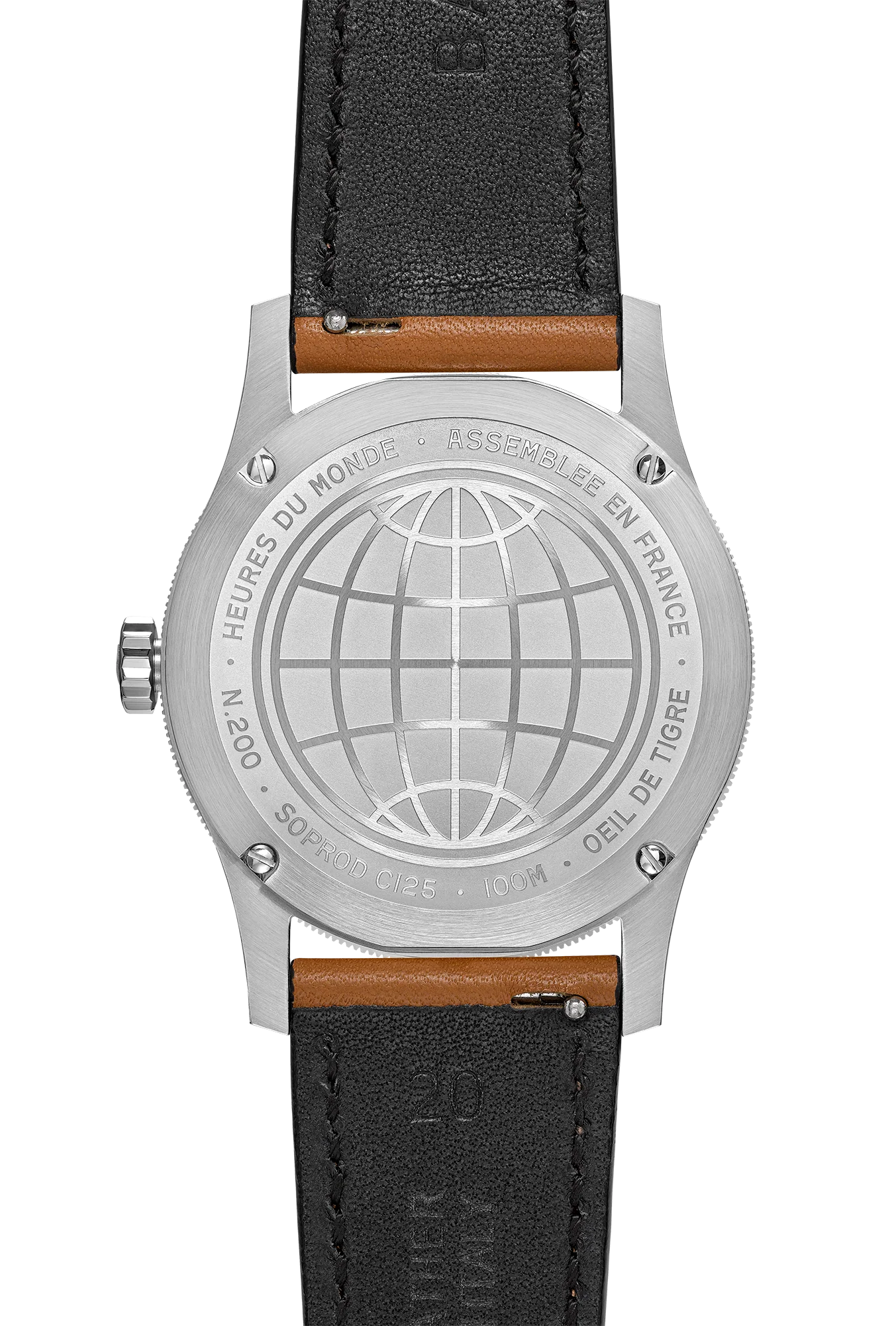 Baltic Heures du Monde Worldtimer - Tiger Eye