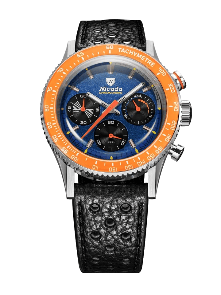 Nivada Grenchen CHRONOKING MECAQUARTZ RACING BLUE
