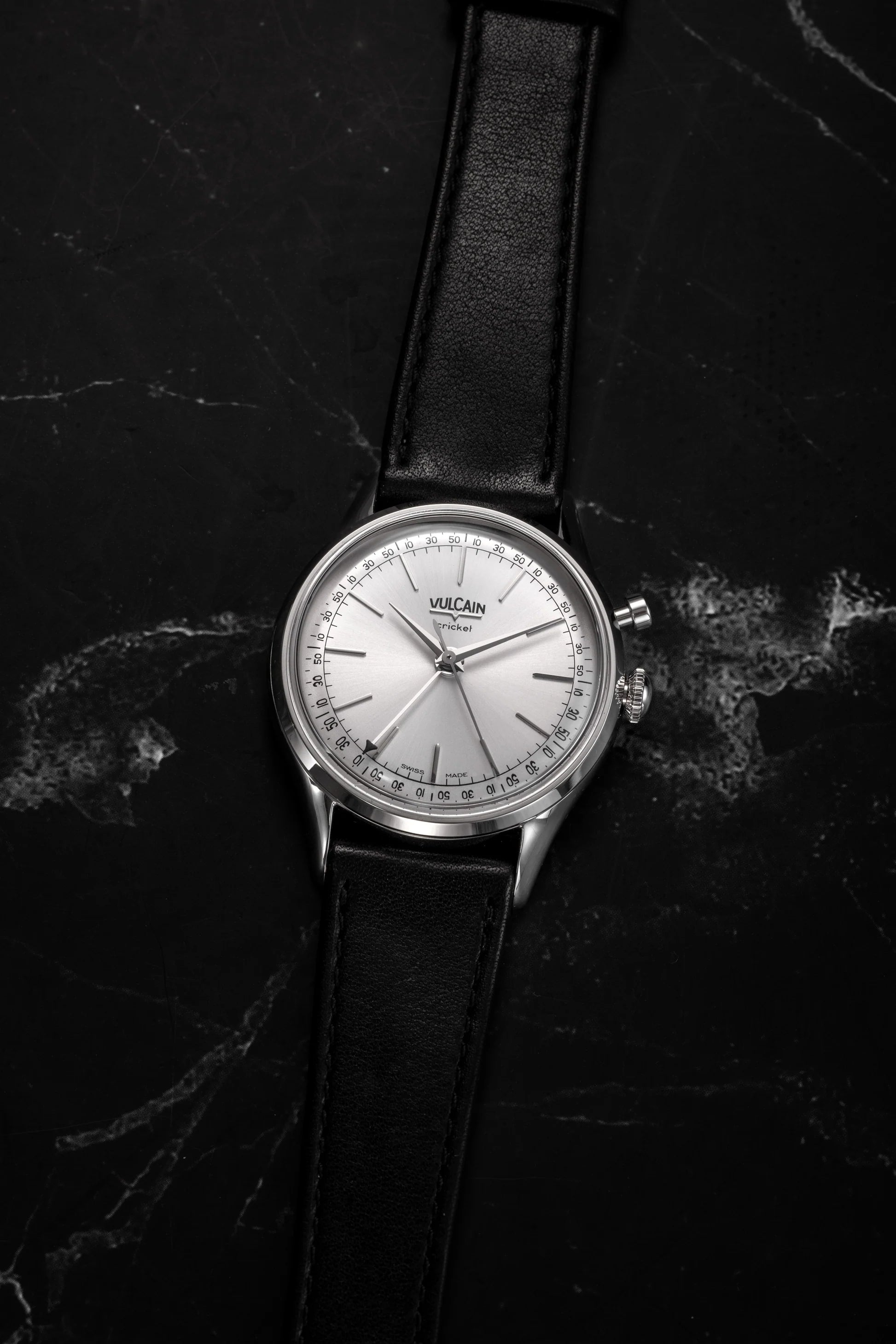 Vulcain Cricket President 39 mm - Silver