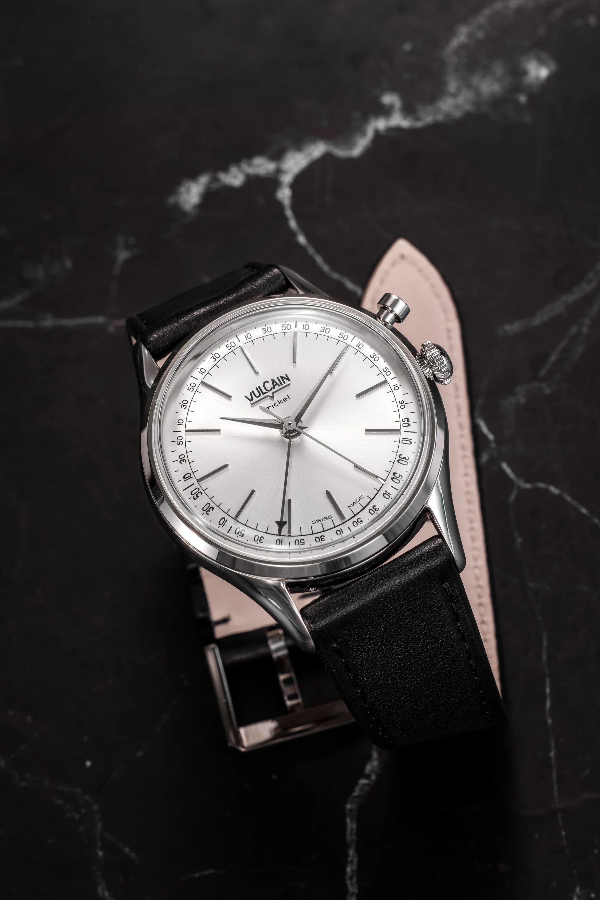 Vulcain Cricket President 39 mm - Silver
