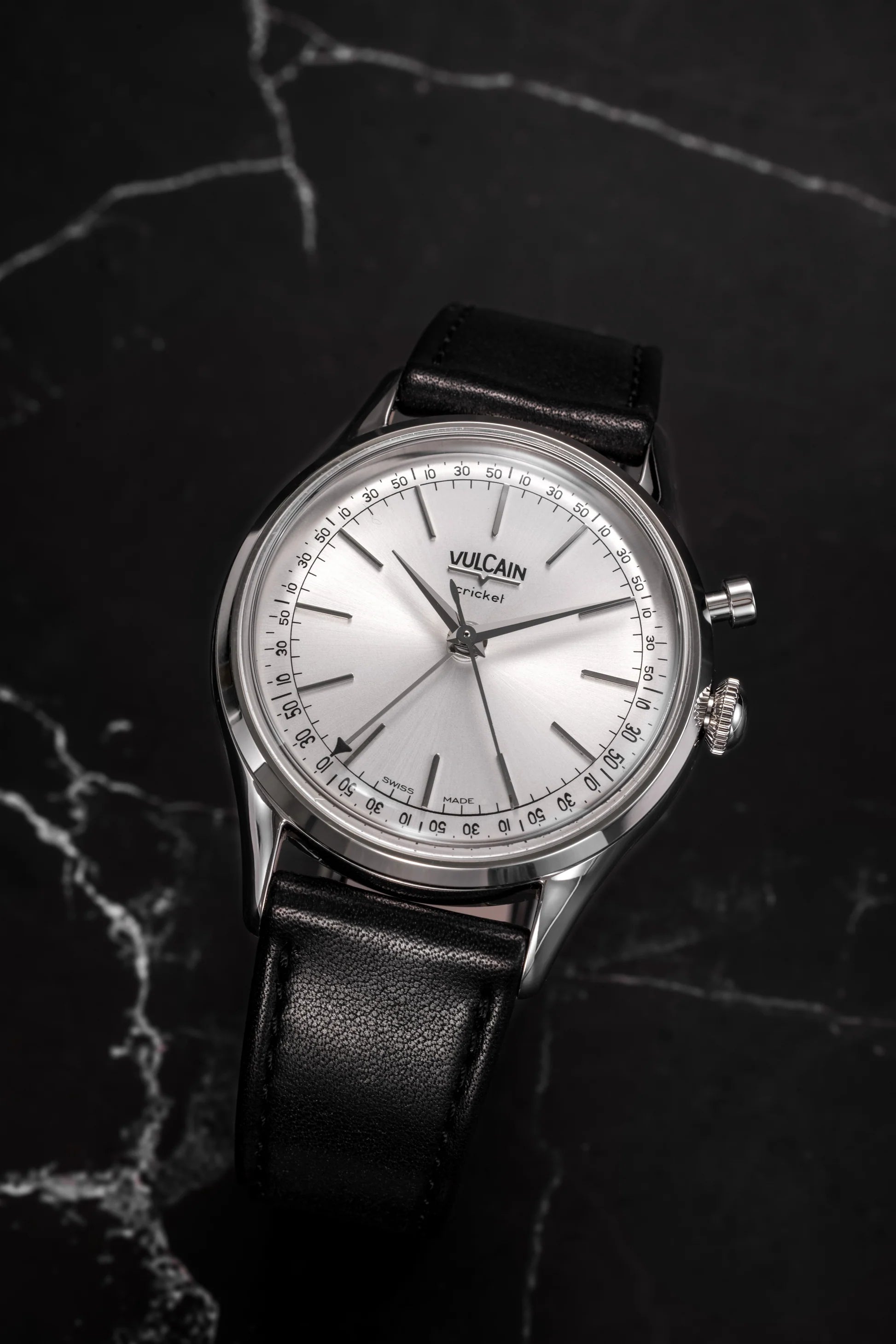 Vulcain Cricket President 39 mm - Silver