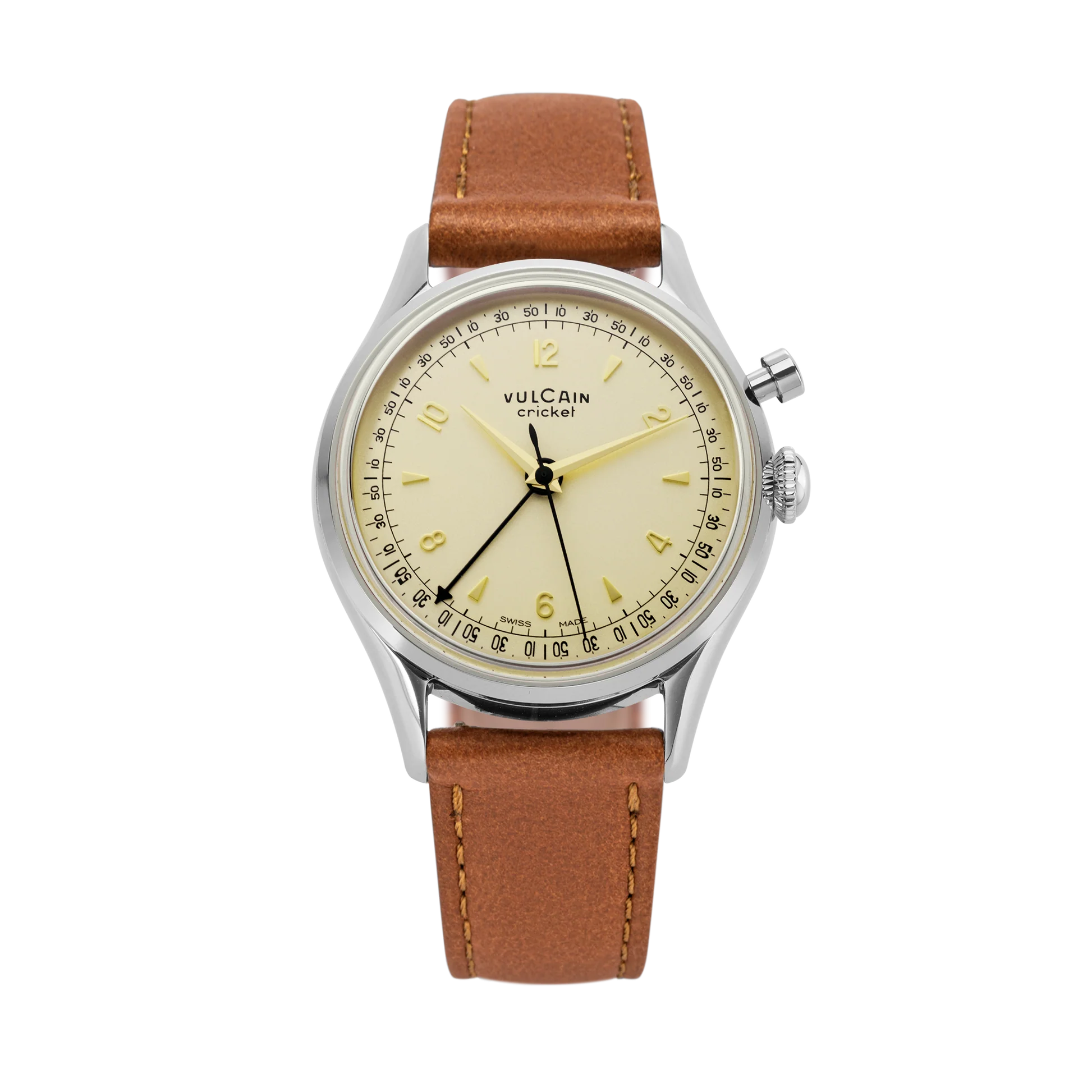 Vulcain Cricket Tradition 36 mm - Eggshell