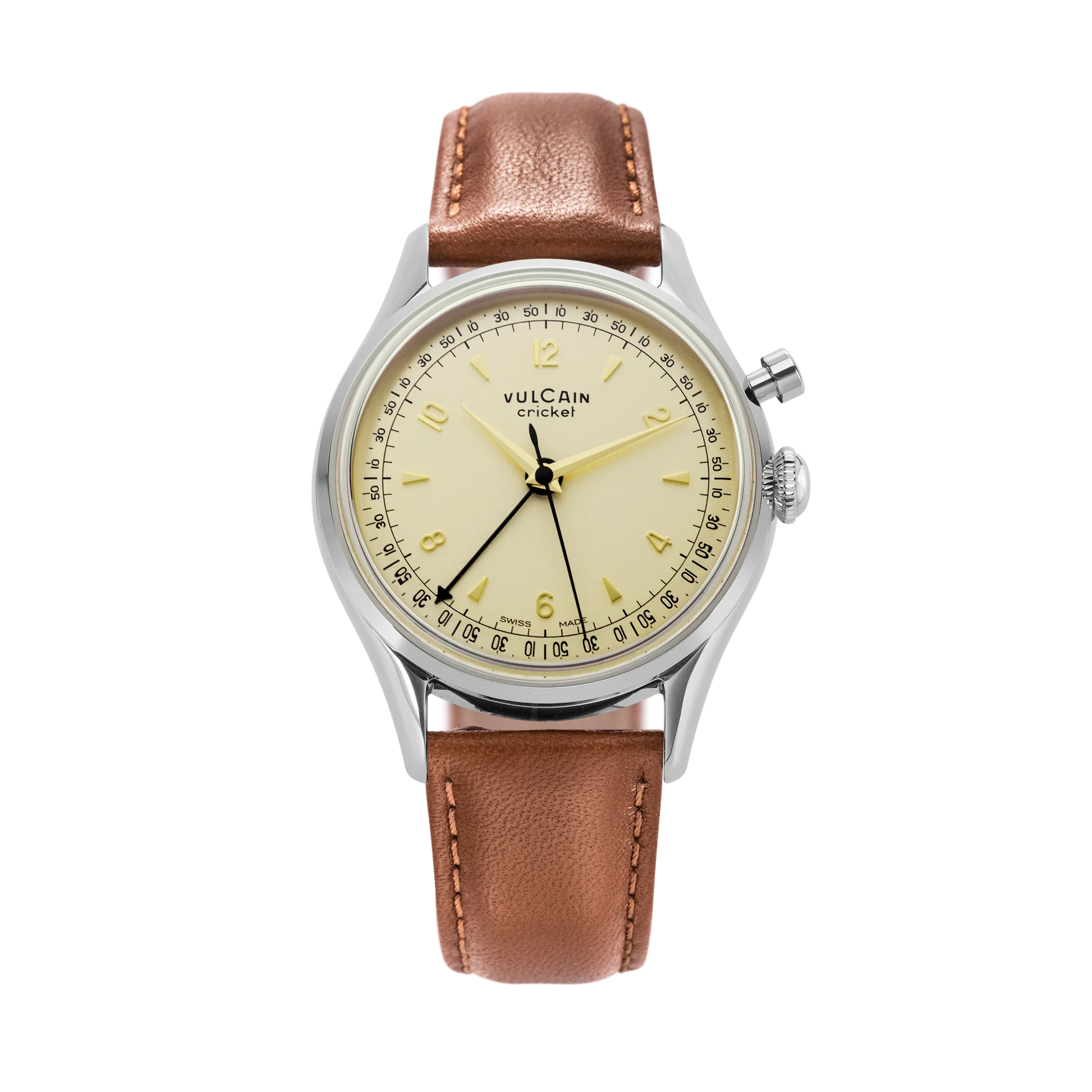 Vulcain Cricket Tradition 36 mm - Eggshell
