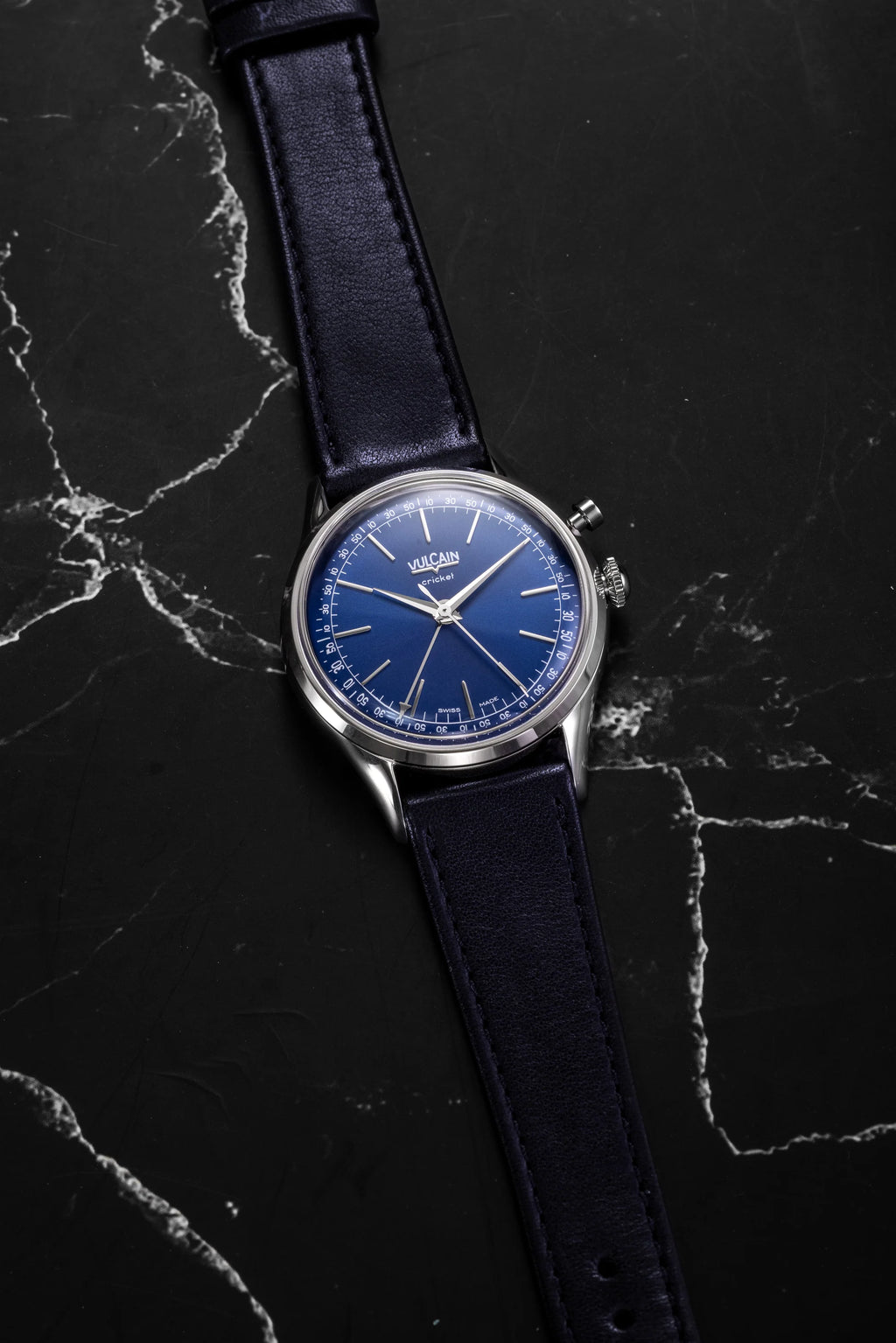 Vulcain Cricket President 39 mm - Blue