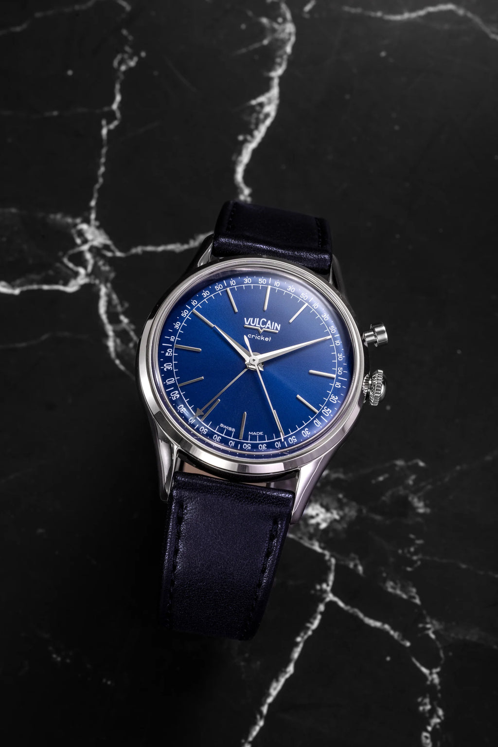 Vulcain Cricket President 39 mm - Blue