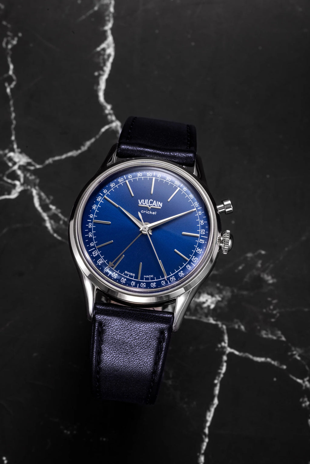 Vulcain Cricket President 39 mm - Blue