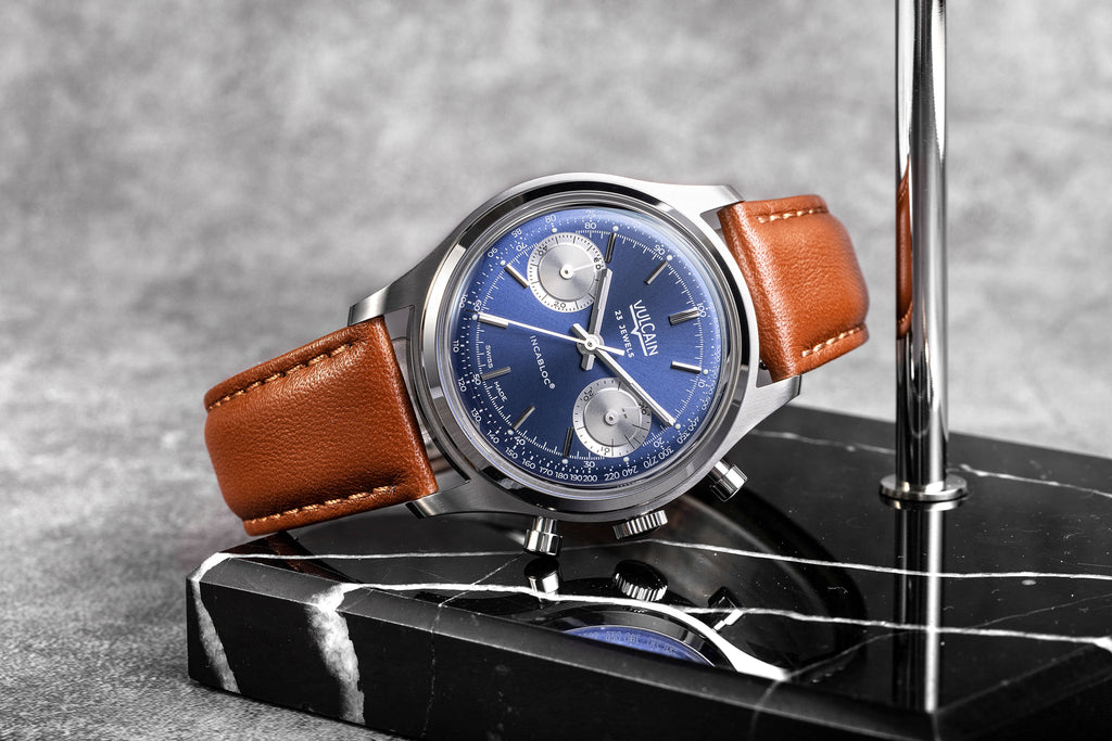 Vulcain Chronograph 70's - Blue