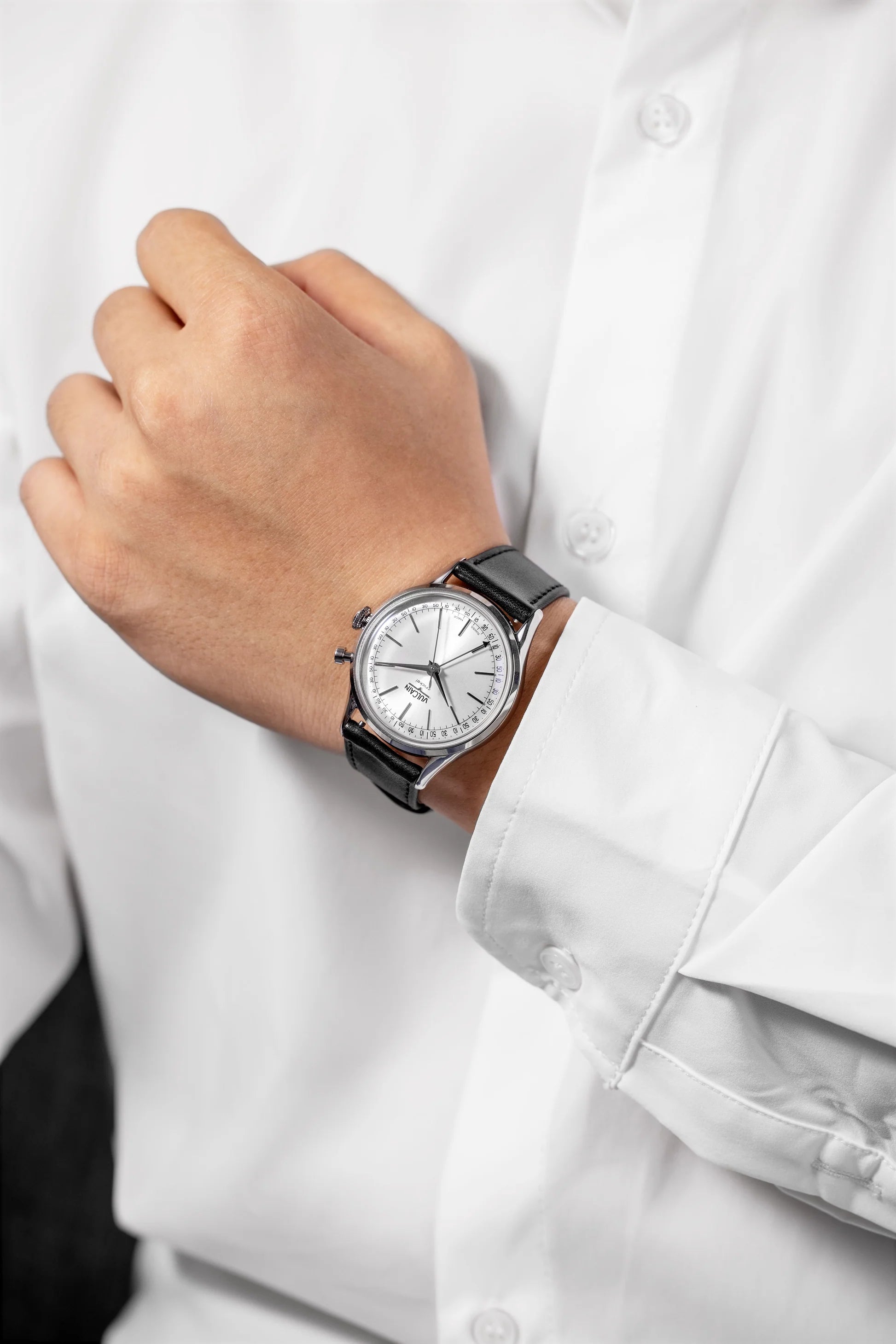 Vulcain Cricket President 39 mm - Silver