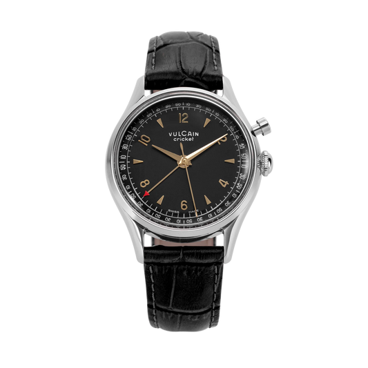 Vulcain Cricket Tradition 39mm - Black & Gold