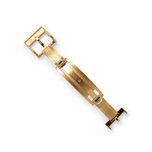 Delugs Spring Deployant Clasp - Yellow Gold (Steel)