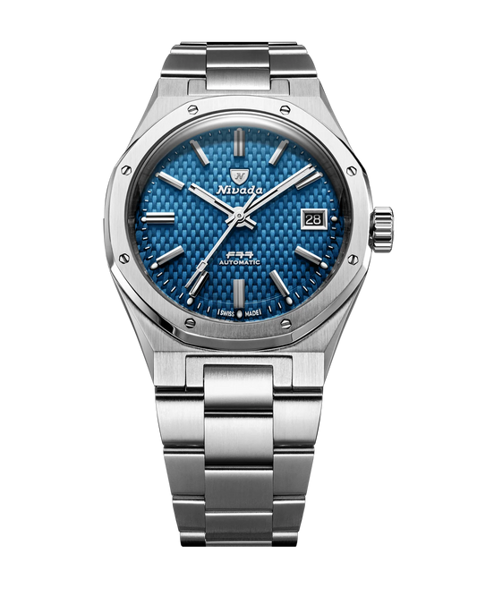 Nivada Grenchen F77 SST Blue MK1 - 37mm