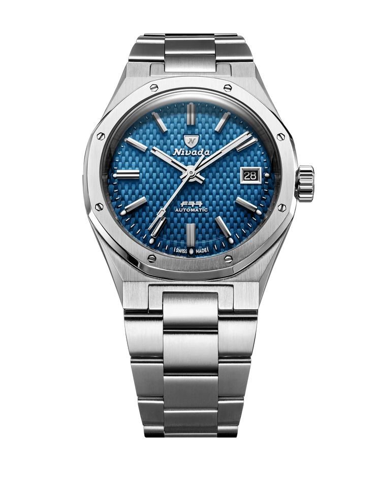 Nivada Grenchen F77 SST Blue MK1 - 37mm