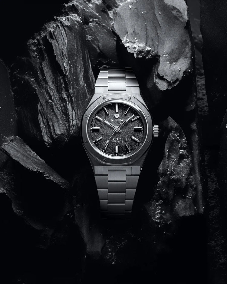 Nivada Grenchen F77 Titanium Anthracite MK1 - 37mm