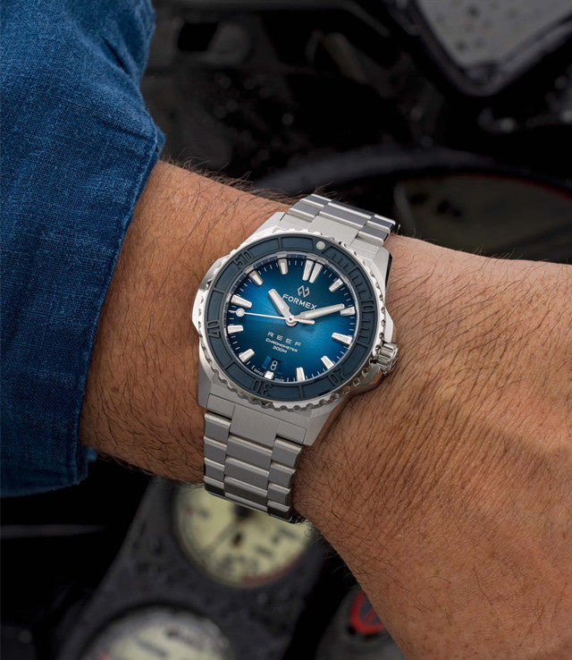Formex REEF 39.5 MM Automatic COSC 300M Blue 39.5 mm